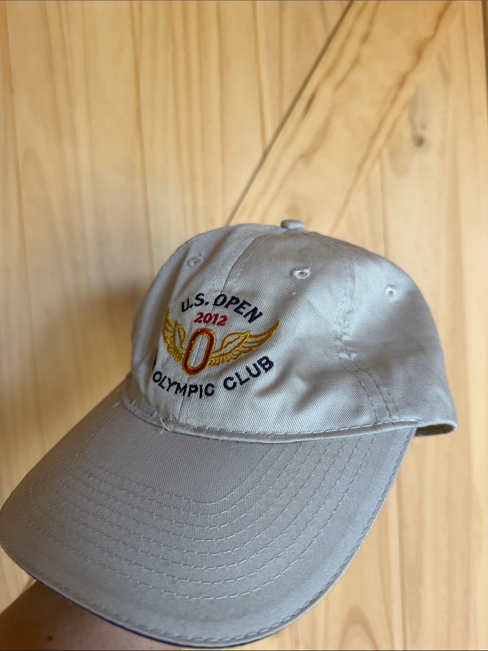 U.S. Open 2012 The Olympic Club Embroidered Men's Cap - Beige/Tan - Picture 3 of 3